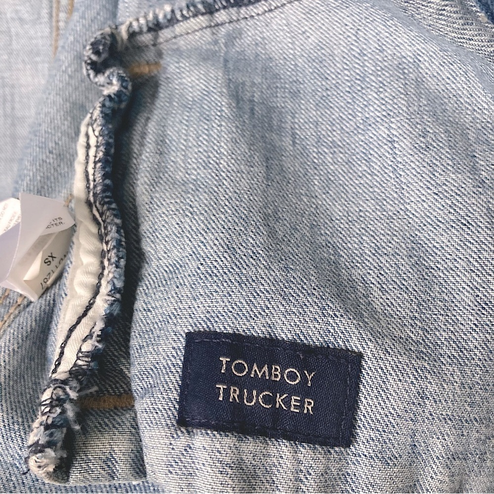 Lucky Brand Tomboy trucker denim jean jacket coat iconic American aesthetic must - Picture 6 of 6